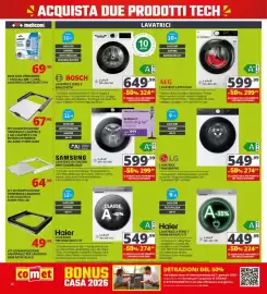 Volantino Comet Pagina 26: AEG Lavatrice LR7FD104V €299,99, LG Lavatrice €274,99