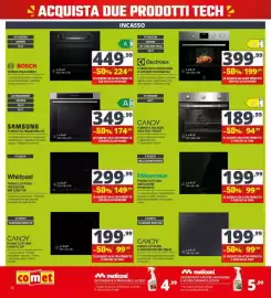 Volantino Comet Pagina 32: Whirlpool piano cottura induzione €149,99, Candy piano cottura a induzione €99,99