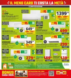 Volantino Comet Pagina 33: Comfee Climatizzatore mono split €299,99, Argo climatizzatore mono split greenstyle top €279,90