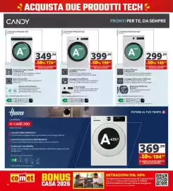 Volantino Comet Pagina 36: Candy Lavatrice ProWash 700 €174,99, Lavatrice H-Care 300 €184,99