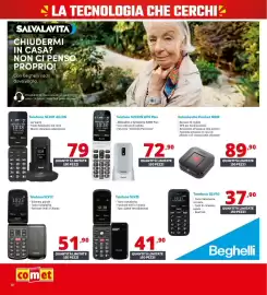 Volantino Comet Pagina 38: Telefono SLV30N GPS Plus Beghelli €72,90, Telefono SLV41 4G DS Bghelli €79,00