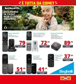 Volantino Comet Pagina 41: Telefono SLV30N GPS Plus Beghelli €72,90, Telefono SLV41 4G DS Bghelli €79,00