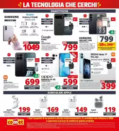 Volantino Comet Pagina 6: Apple AirPods 5 €149,00, Apple AirPods 5 €169,00
