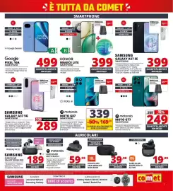 Volantino Comet Pagina 7: JBL Auricolari True Wireless Wide Buds €39,99, Galaxy A57 5G €12,95