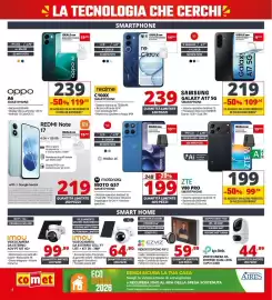 Volantino Comet Pagina 8: Imou videocamera da esterno cell pt lite + kit 2k - 3mp €64,90, Oppo A6 smartphone €119,50