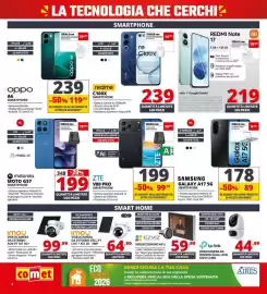 Volantino Comet Pagina 8: Imou videocamera da esterno cell pt lite + kit 2k - 3mp €64,90, Oppo A6 smartphone €119,50
