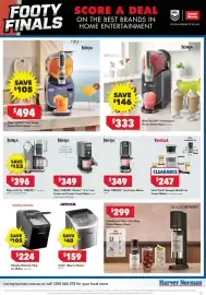 Harvey Norman catalogue Page 15: Ninja 'CREAMi' Ice Cream Maker €349,00, Morphy Richards Ice Maker €224,00