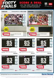 Harvey Norman catalogue Page 3: LG 83" C6 4K" OLED evo AI Smart TV. €7.495,00