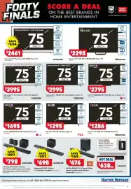 Harvey Norman catalogue Page 7: Sonos Beam Gen 2 Smart Soundbar €638,00, Samsung 75" The Frame 4K" QLED Smart TV €2.461,00