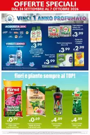 Volantino Maxi Supermercati Pagina 15: Terriccio universale First line €0,99, Concime DOM piante verdi €4,89
