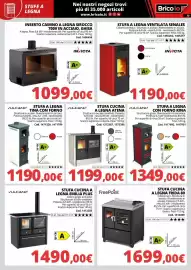 Volantino Brico Io Pagina 10: Stufa a legna con forno Rina Vulcana €1.349,00