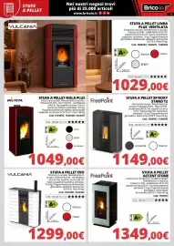 Volantino Brico Io Pagina 4: Stufa a pellet SP Roxy Stand T2 €1.149,00, Stufa a pellet Nola Plus Invicta €1.049,00