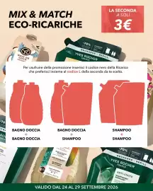 Catalogo Yves Rocher settimana 39 Pagina 2: MIX & MATCH ECO-RICARICHE LA SECONDA A SOLI 3€ B 4x MOINS DE PLASTIQUE LESS