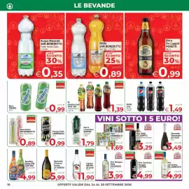 Volantino Eurospar settimana 39 Pagina 10: Tè classico/zero FUZE TEA €1,39, Vino Aldajr IGT QUARTU €3,29