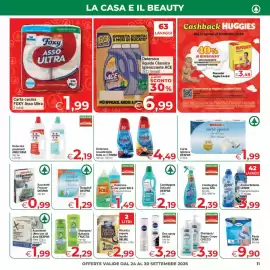 Volantino Eurospar settimana 39 Pagina 11: Shampoo/Bagno Corpo Chicco €3,39, Deo spray NIVEA €3,29