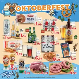Volantino Eurospar settimana 39 Pagina 7: Birra Ichnusa €1,49, Birra TUBORG €2,99