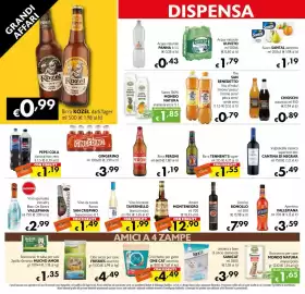 Volantino Eurospesa Pagina 10: Succo 100% MONDO NATURA €1,85, Vino frizzante Tavernello bianco/rosato €1,99
