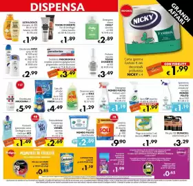 Volantino Eurospesa Pagina 11: Carta igienica Fashion 4 veli decorata& profumata Nicky €1,99, Detergente Mondo Pulito €1,19