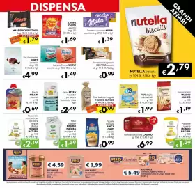 Volantino Eurospesa Pagina 7: Barrette/cookie protein OHI VITA €0,99, Farina Manitoba Panettone Petra €2,49