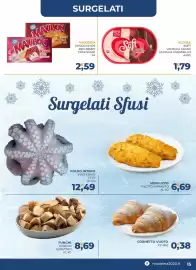 Volantino Moderna Pagina 15: Maxibon red cheesecake €2,59, Polpo intero eviscerato €12,49