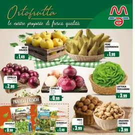 Volantino Mercati Alimentari Pagina 10: Ortofrutta le nostre proposte di fresca qualità M MELE GOLDEN €1,49 al Kg CIPOLLA
