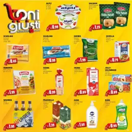 Volantino Mercati Alimentari Pagina 17: Scarlino wurstel di suino classici €0,99, Latte intero Sigma €0,89