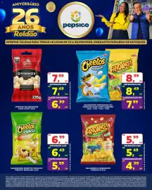 Folheto Roldão Página 1: Elma chips - salgadinho fandangos ou cheetos sabores €8,99, Fandangos - salgadinho fresunta €5,99