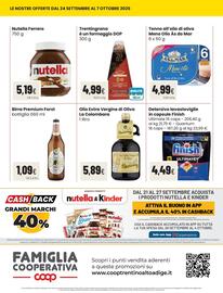 Volantino Coop famiglia cooperativa Pagina 2: Nutella Ferrero €5,19, Trentingrana €4,99