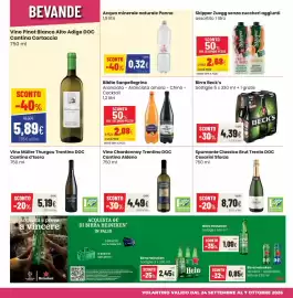 Volantino Coop Trentino Pagina 11: Vino Müller Thurgau Trentino DOC Cantina d'Isera €5,19