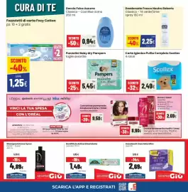 Volantino Coop Trentino Pagina 12: Pannolini Baby dry Pampers €5,45, Carta igienica Pulito Completo Scottex €2,49