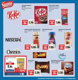 Volantino Coop Trentino Pagina 9: Nescafé Per Latte €3,65, Kit Kat Cereal €2,79