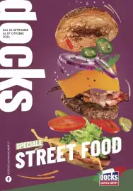 Volantino Docks Cash&Carry Pagina 1: DOCKSCASHANDCARRY.IT DAL 24 SETTEMBRE AL 07 OTTOBRE 2026 SPECIALE STREET FOOD docks