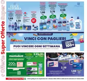 Volantino Interspar Pagina 12: Tücher-Box Veline Tempo €1,99