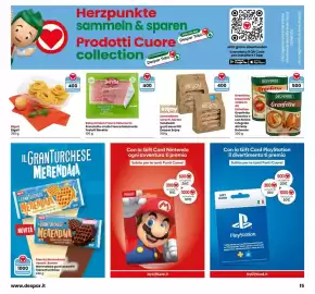 Volantino Interspar Pagina 15: Sandwiches versch. Sorten €4,00, Prosciutto crudo Fresca Salumeria Fratelli Beretta €4,00