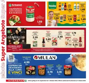 Volantino Interspar Pagina 6: Saucen mit Joghurt/Cesar €1,49, Schamel Cren Rafano €1,59