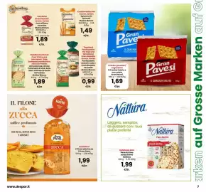 Volantino Interspar Pagina 7: Armonia Cuor di Lino Mulino Bianco €1,89, Sgranocchi Sfiriosi Mulino Bianco €1,49