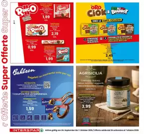 Volantino Interspar Pagina 8: Ringo Biscocioc €1,99, Ringofeat Gocciole €1,99