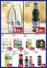 Volantino Docks Cash&Carry Pagina 11: Bibite KINLEY €0,55, Tonic Water, Lemon KINLEY €0,79