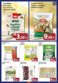 Volantino Docks Cash&Carry Pagina 27: Zucchine a Disco Green Frost €3,59, GranMisto di Funghi con Porcini Asiago Food €3,39