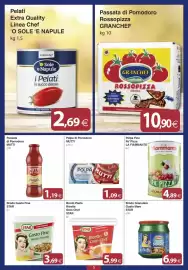 Volantino Docks Cash&Carry Pagina 3: Pelati 'O Sole 'E Napule €2,69, Brodo Pasta Ricetta Gran Chef STAR €5,99