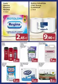 Volantino Docks Cash&Carry Pagina 30: Carta igienica rotoloni Regina €2,45, Carta Igienica Tuscany €3,99