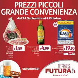 Volantino Futura Supermercati Pagina 1: Detersivo in polvere power DASH €19,90