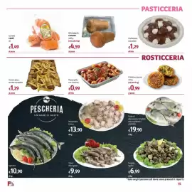 Volantino Futura Supermercati Pagina 15: Trancio pizza wurstel e patatine €1,29, Mezzo pollo con contorno €0,99