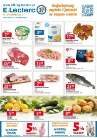 E.Leclerc gazetka | Elblag Strona 1: Serek wiejski Hej! €2,19, Pstrąg świeży €23,99