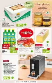 Salzburger Lagerhaus Flugblatt Seite 6: SalzburgMilch Premium Original Bergkäse €12,49, Rapsöl Rapso €3,99