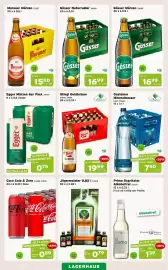 Salzburger Lagerhaus Flugblatt Seite 7: Gösser Naturradler €16,99, Jägermeister €0,79