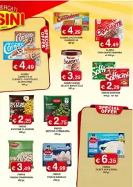 Volantino Orsini Market Pagina 11: Findus Fiori di nasello €4,99, Findus Funghi Champignon €3,49