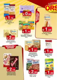 Volantino Orsini Market Pagina 2: Nesquik cereali €1,99, Cameo Vitalis €2,39