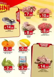 Volantino Orsini Market Pagina 4: Clementine Import €2,19, Macinato di bovino adulto €8,90