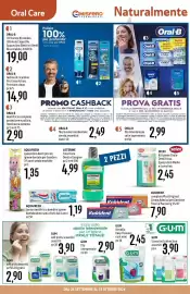 Volantino Emisfero Pagina 16: Scovolini bi direction GUM €3,90, GUM filo interdentale €2,90